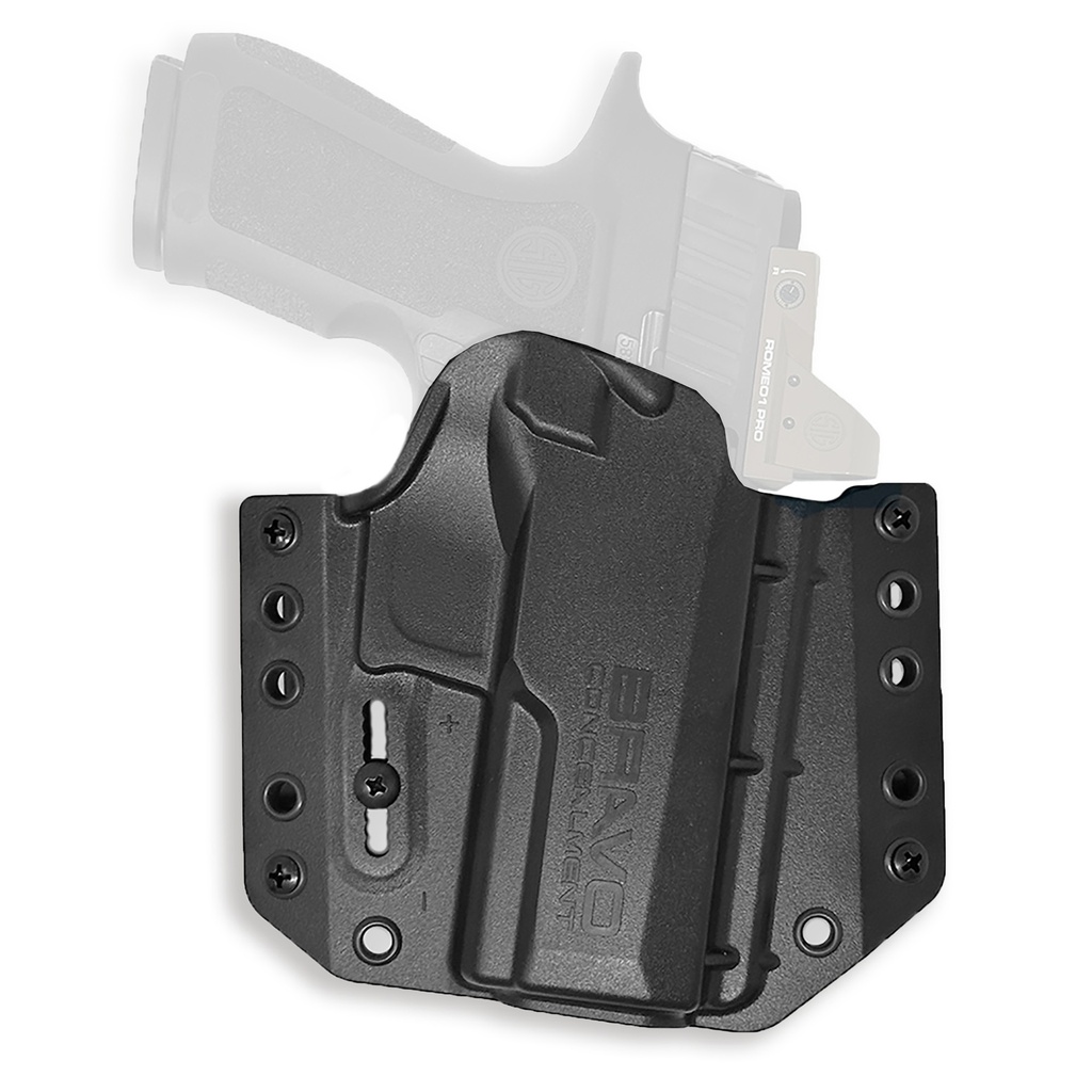 Bravo Concealment OWB Holster - Fits Sig Sauer: P320 9/40 X-Compact