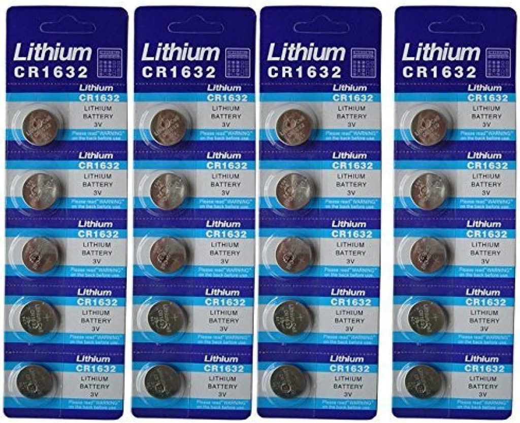 Lithium CR1632 Batteries (5 Pack)