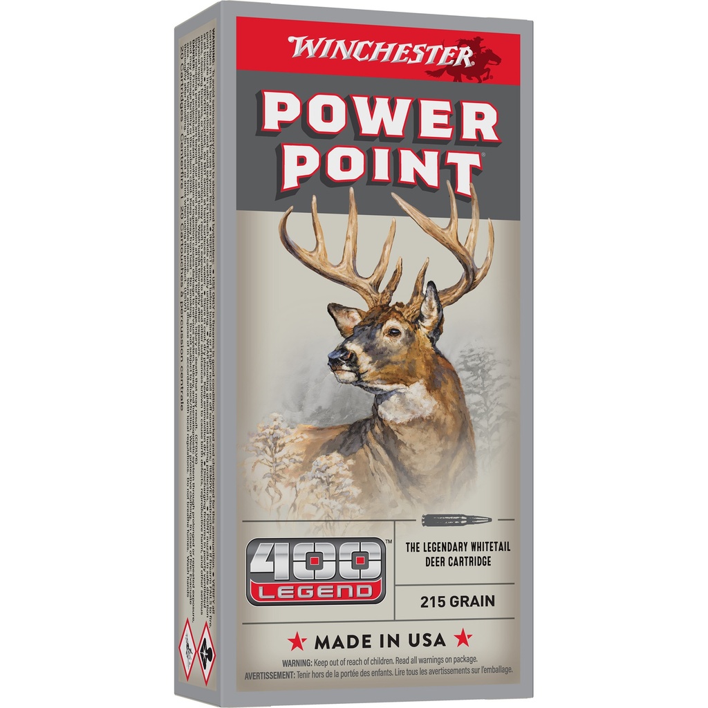 Winchester 400 Legend, 215gr Power Point