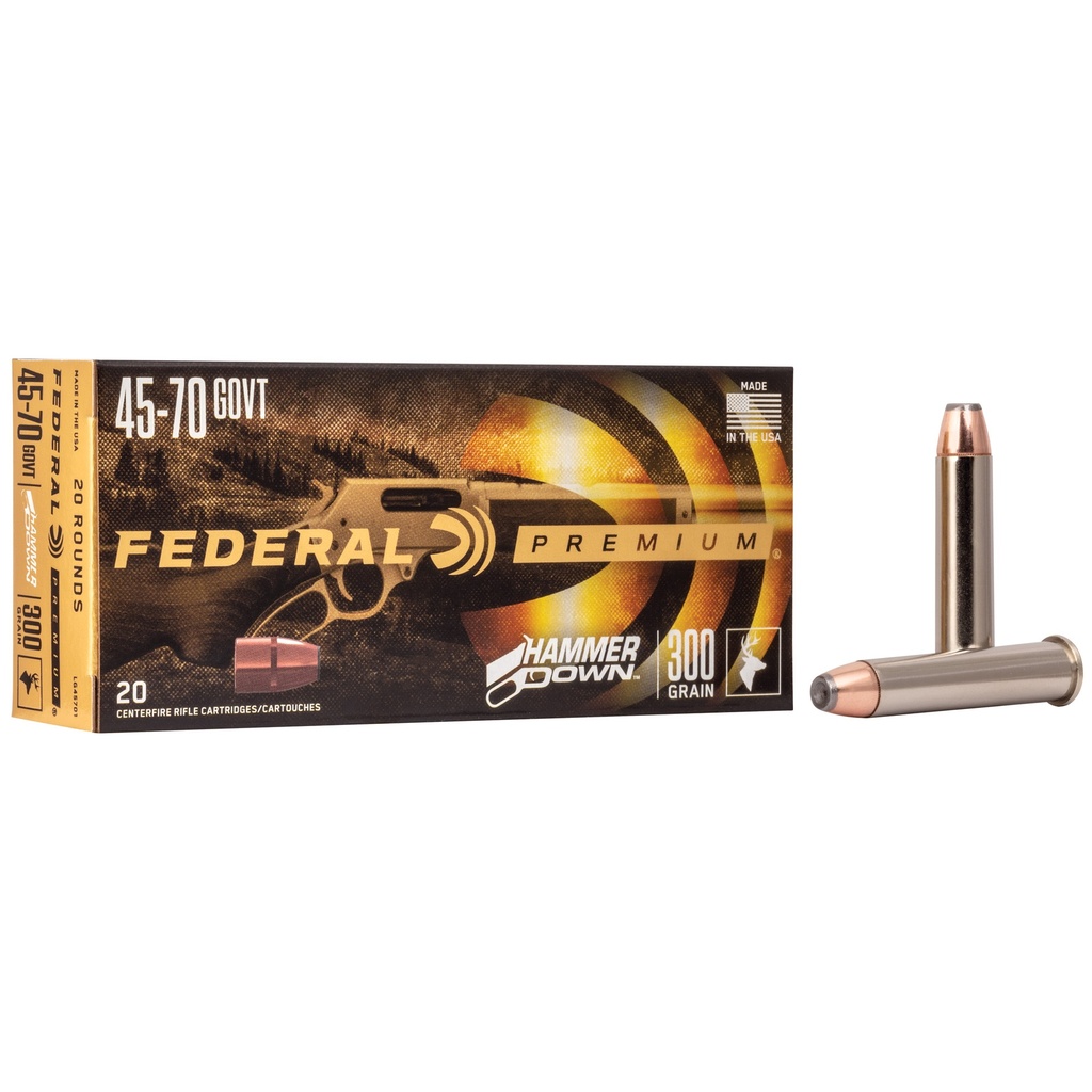 Federal Premium Hammer Down .45-70 Gov't 300gr BSP