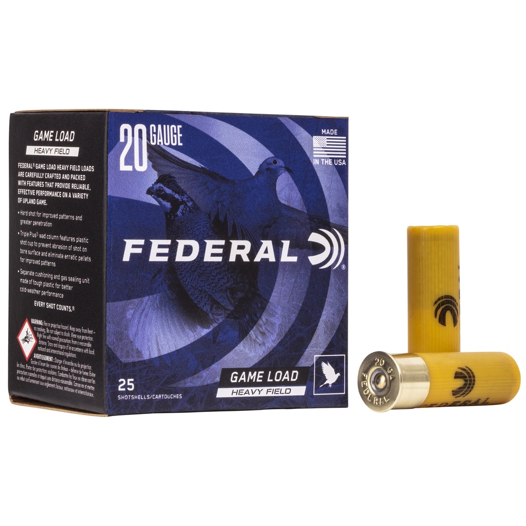 Federal 20 Gauge Game Load Heavy Field 2.75" #6