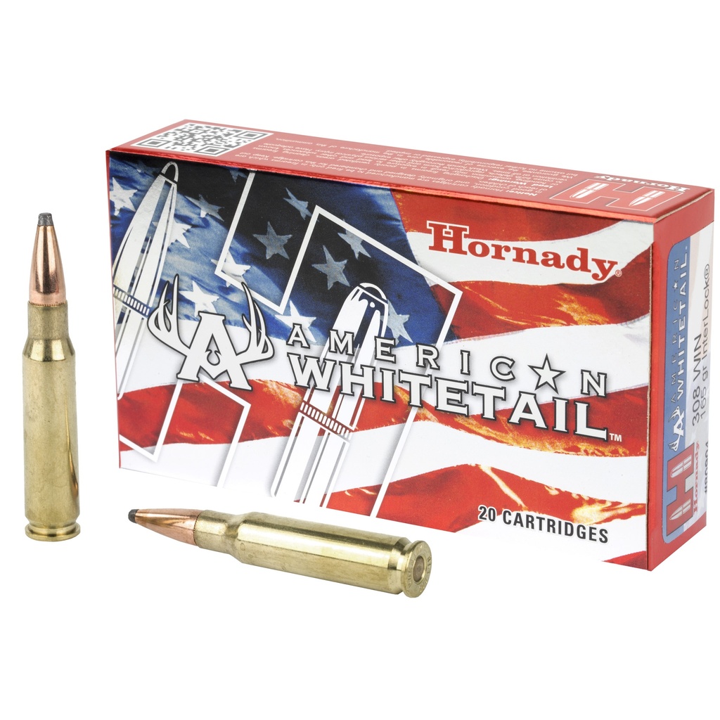 Hornady American Whitetail .308 Winchester 165gr Interlock