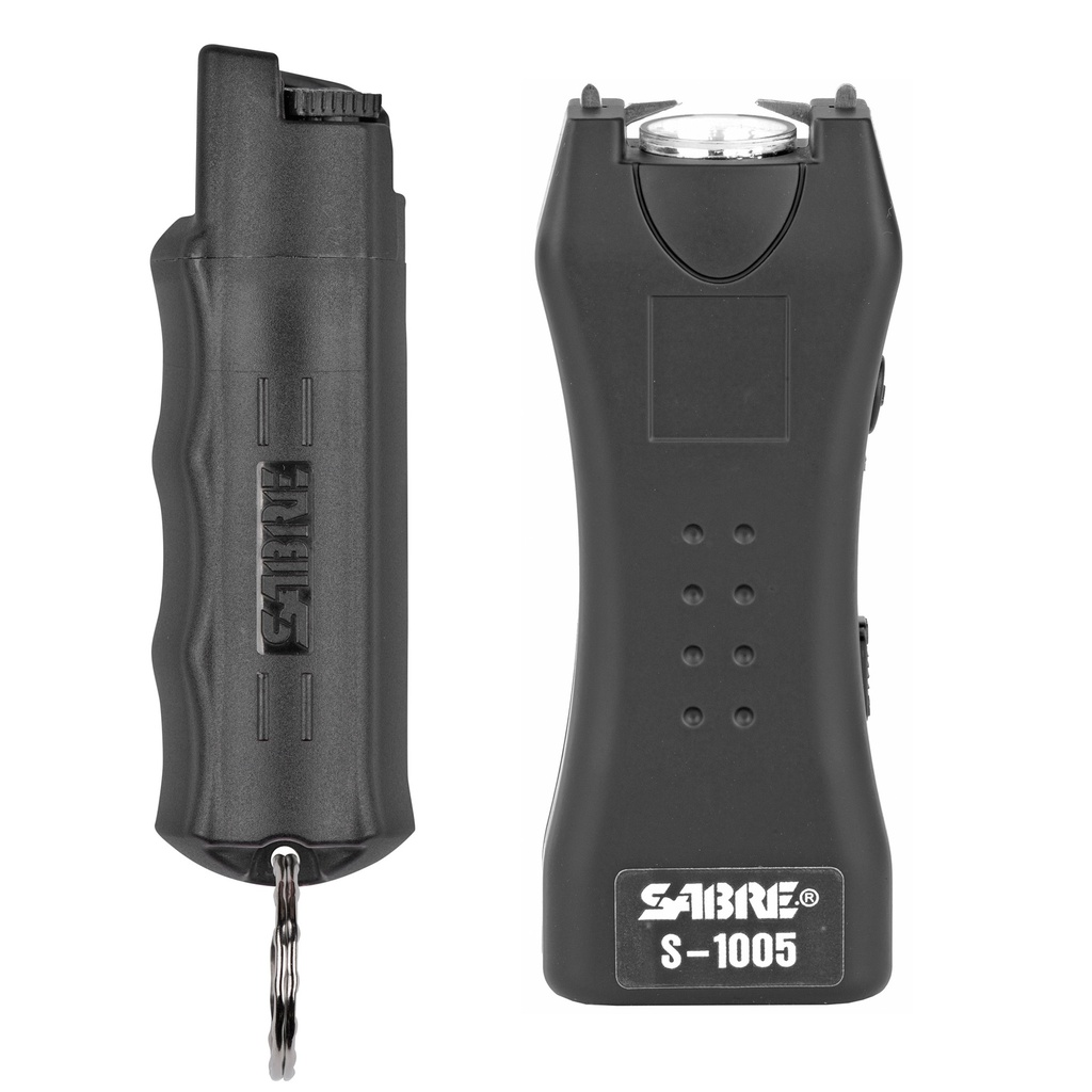 Sabre Stun Gun with Flashlight & Pepper Spray