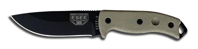 ESEE Knives Model 5 Fixed Blade Serrated