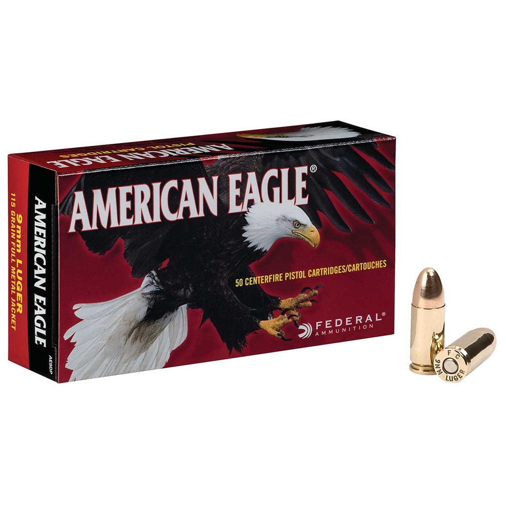 Federal American Eagle 9mm Luger 115gr