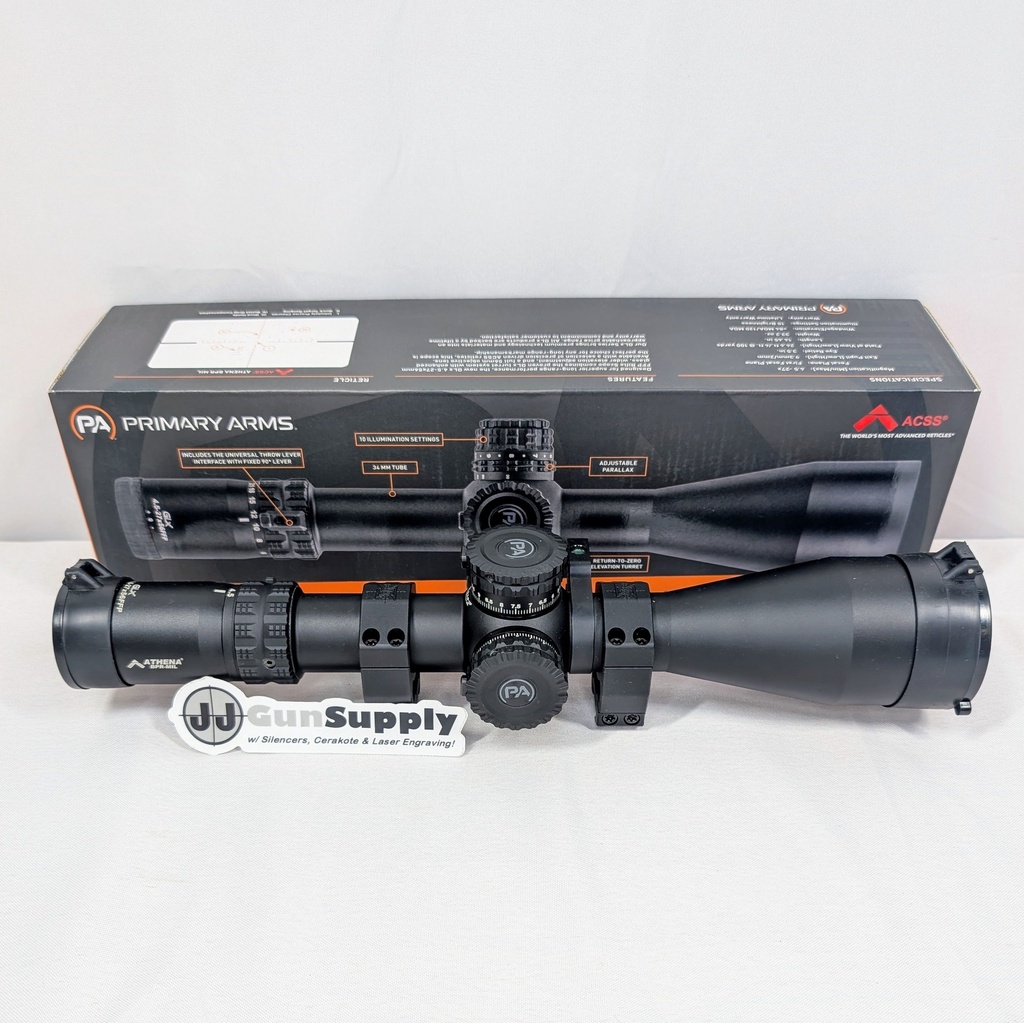**USED** Primary Arms GLx 4.5-27x56 w/Seekins Rings