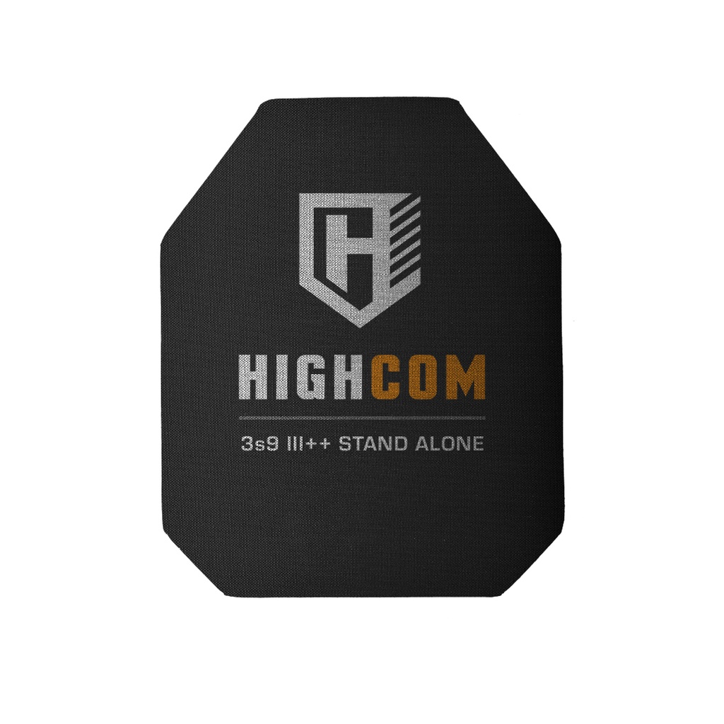 HighCom 3S9 Level III++Stand Alone 10x12 Shooter Cut, Single Curve (Single Plate)