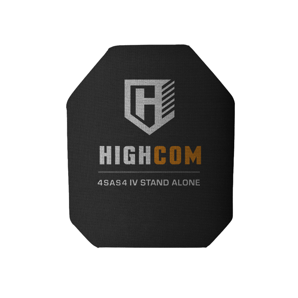 HighCom 4SAS4 Level IV Stand Alone 10x12 Shooter Cut, Multi Curve (Single Plate)