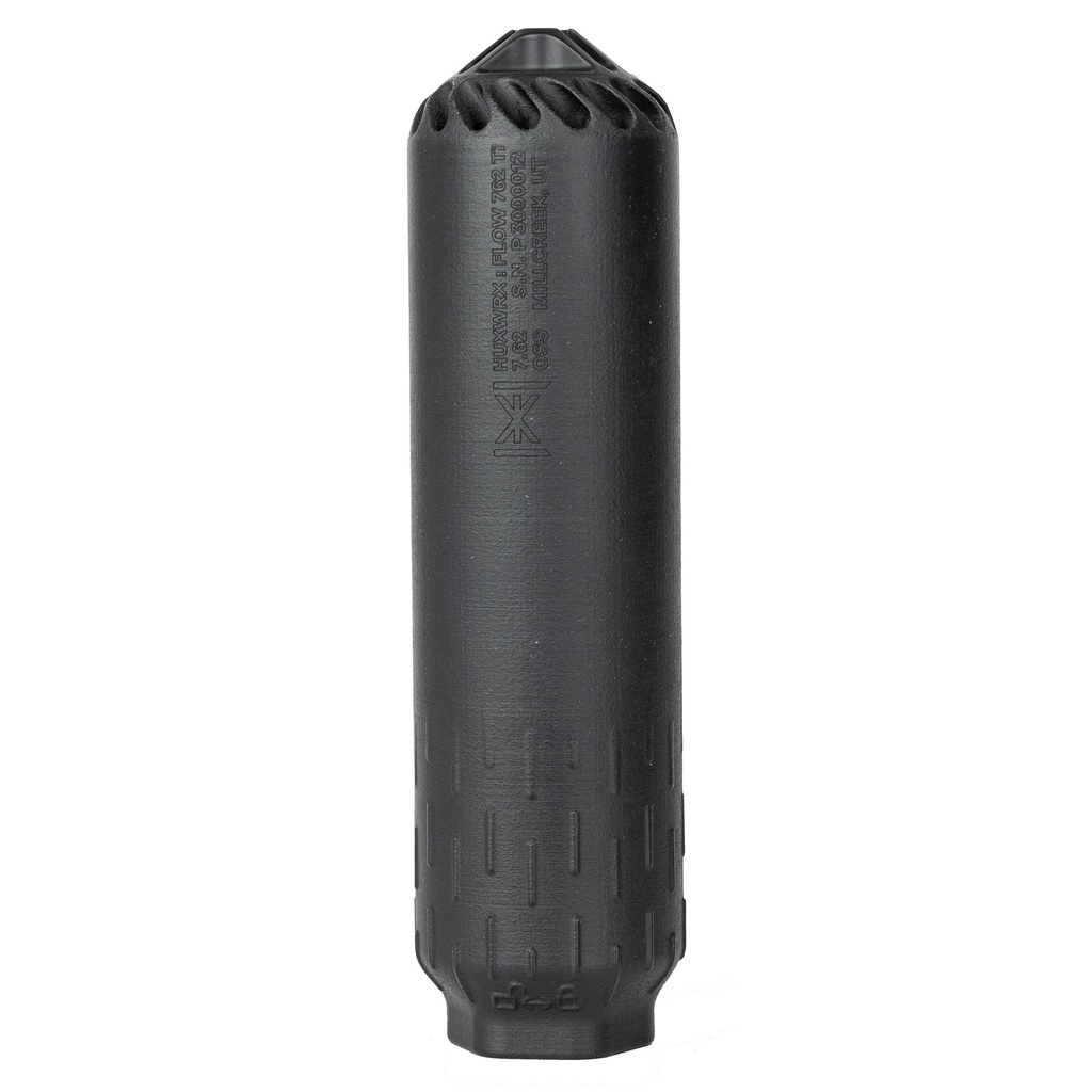 HUXWRX FLOW 762 Ti Suppressor - Black w/ Muzzle Brake