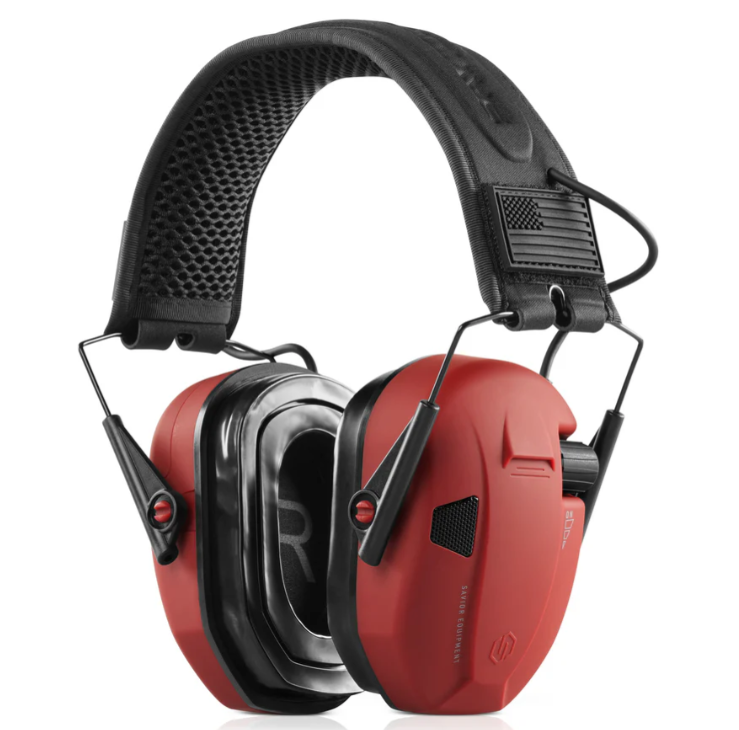 Savior Apollo Electronic Ear Pro - Carmine Red