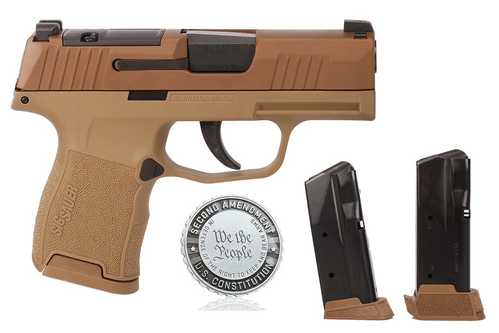 Sig Sauer P365 2A Optics Ready 9mm - Coyote