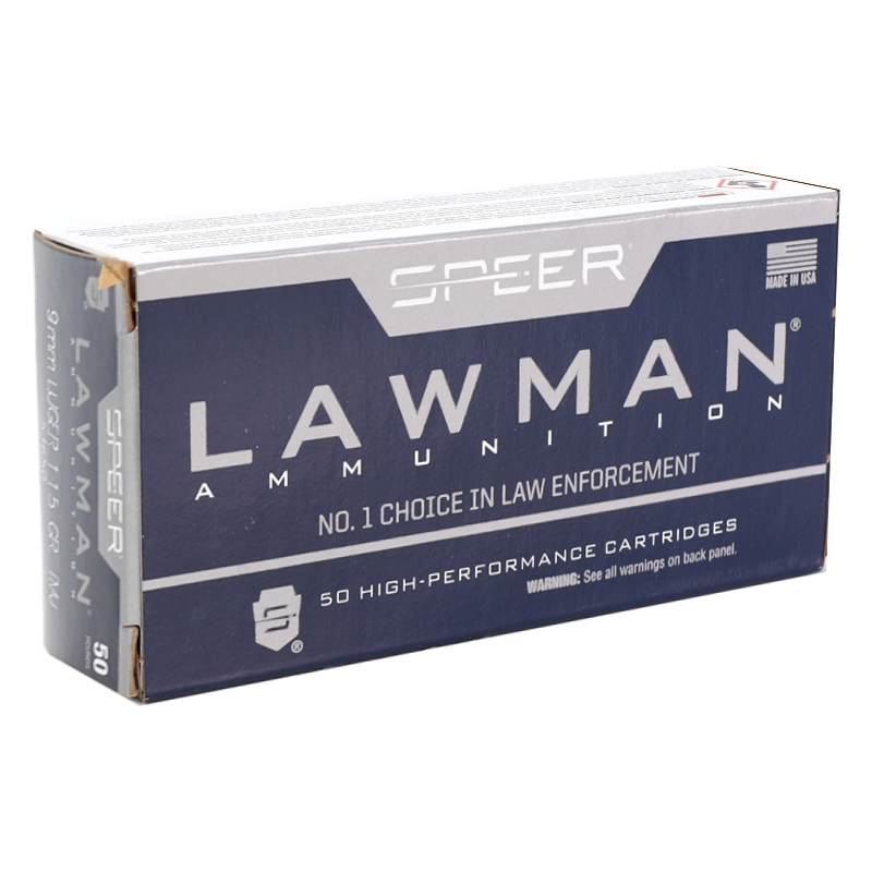 Speer Lawman 9mm Lg Ammo 115 Grain TMJ