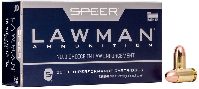 Speer Lawman .45acp 230gr FMJ