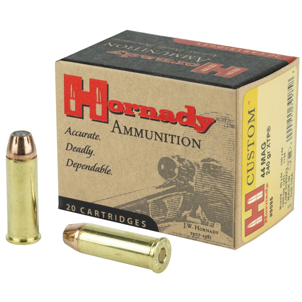 Hornady .44 Magnum Custom 240 Gr XTP Hollow Point