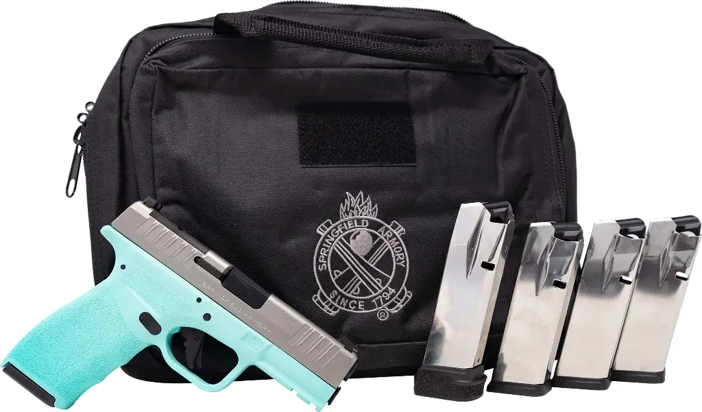 Springfield Armory Hellcat Pro OSP Robin's Egg Blue 15/17 Round 9mm - Gear Up