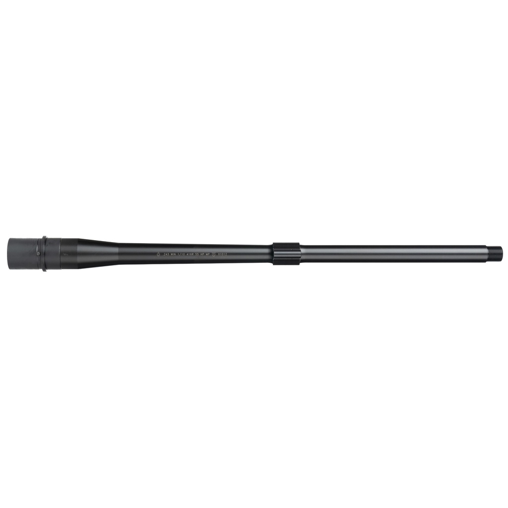 Ballistic Advantage 18" .243 Hanson Profile Mid Length AR10 Barrel w/ Gas Block, 1:10 Premium Black Series