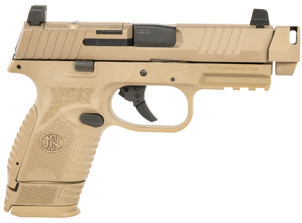 FN 509C MRD 9mm w/Compensator - FDE
