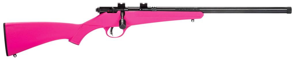 Savage Rascal FLV-SR .22LR w/Threaded Barrel - Pink Synthetic
