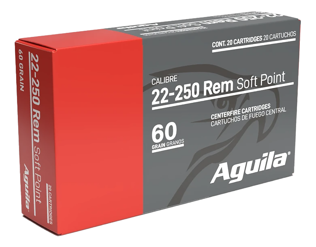 Aguila 22-250Rem 60gr InterLock BTSP - 20rds