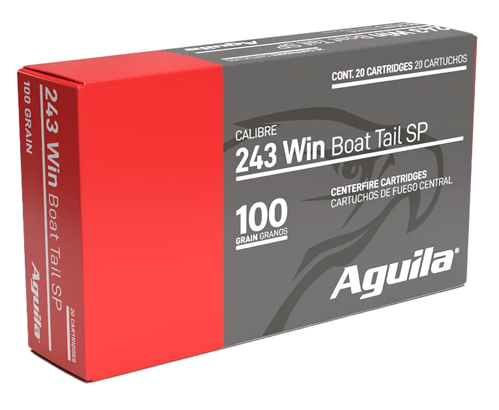 Aguila 243Win 100gr InterLock BTSP -  20rds