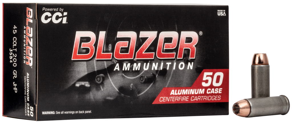 CCI Blazer .45 Colt 200gr Jacketed Hollow Point