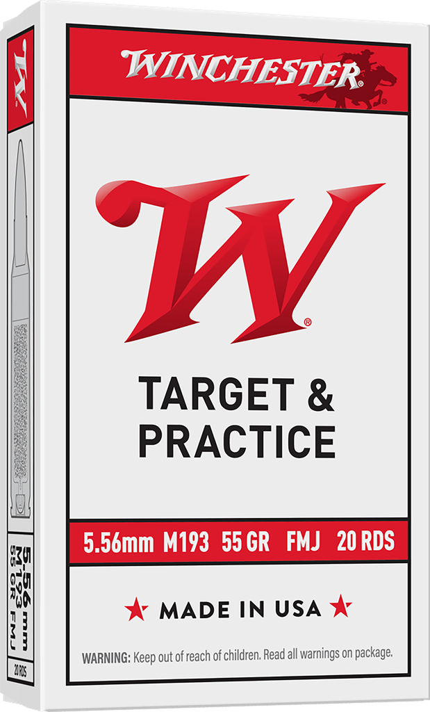 Winchester M193 5.56x45mm NATO 55gr FMJ