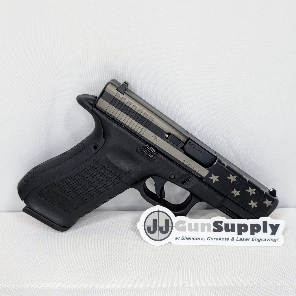 **USED** Glock 45 w/American Flag Cerakote Slide