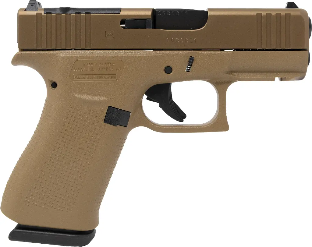 Glock 43X MOS Subcompact 9mm - Coyote