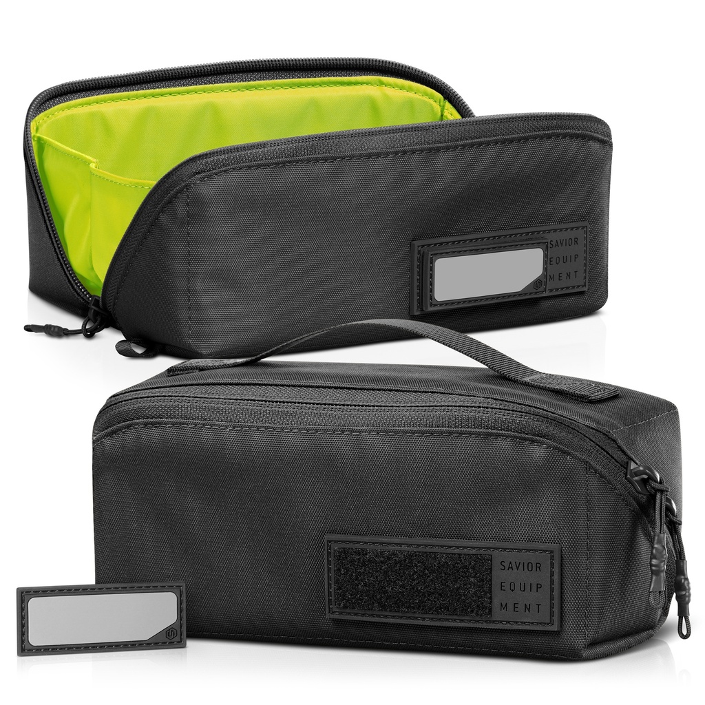 Savior Utility Pouch Ammo Bag/Tray 2 Pack - Black/Green