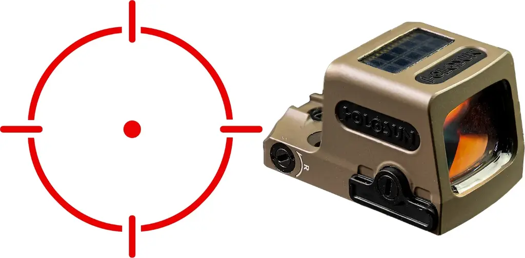 Holosun EPS Carry Coyote w/Red Multi-Reticle Pistol Sight