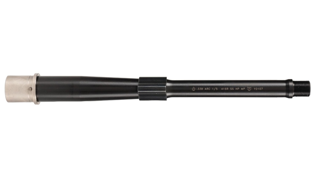 Ballistic Advantage 10.5" .338 ARC Hanson Pistol Length AR15 Barrel w/ Gas Block, 1:5 Premium Black Series