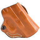 DeSantis Mini Scabbard Belt Holster, RH for Glock 26, 27, 33- Tan