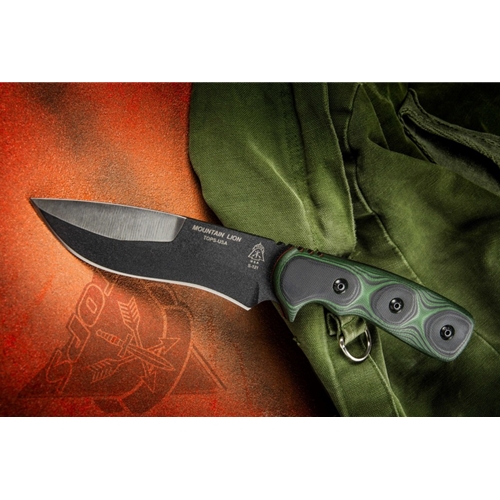 TOPS Mountain Lion Fixed Blade Tactical Knife