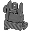 UTG Accu-Sync Spring Loaded Flip-Up AR Rear Sight