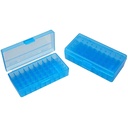 MTM 50 Round 9mm Ammo Box - Blue