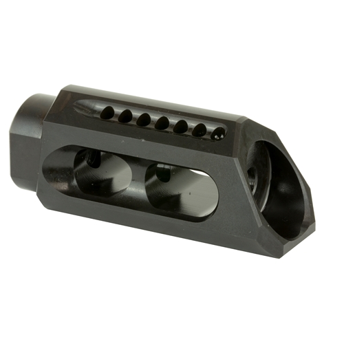 YHM Slant Comp 1/2x28 Muzzle Brake | JJ Gun Supply