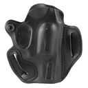 DeSantis Speed Scabbard Belt Holster Fits 1 S&W J Frame 2" Taurus 85 Right Hand Black Leather