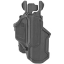 BLACKHAWK, T-Series, L2C, Right Hand, Black, Fits Glock 19, 23, 45