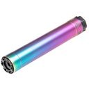 CGS Suppressors Hydra SS Rimfire Suppressor Rainbow PVD