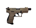 Walther P22Q .22LR Threaded Barrel - FDE