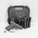 **USED** Glock 43X w/ Magwell, 3 Glock Magazines, and 3 S15 Magazines with +5 Baseplates 