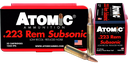 Atomic Ammunition Subsonic .223Rem 77gr HPBT 50rds